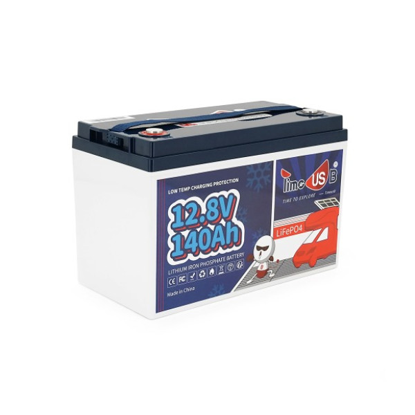 Аккумуляторная батарея LiFePO4 12.8V 140Ah 1792Wh Timeusb для солнечных систем, ИБП, кемперов и замены свинцово-кислотных АКБ Аккумуляторная батарея LiFePO4 12.8V 140Ah 1792Wh Timeusb для солнечных систем, ИБП, кемперов и замены свинцово-кислотных АКБ