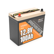 Акумулятор LiFePO4 Power Queen 12.8V 100Ah Mini для резервного живлення систем відеоспостереження та охоронної сигналізації