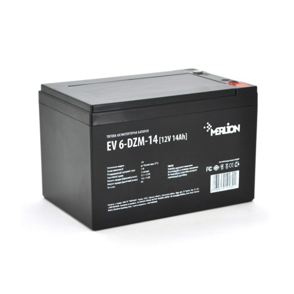 Аккумуляторная батарея тяговая EV 6-DZM-14 12V 14Ah M5 для электросамокатов и электротранспорта Аккумуляторная батарея тяговая EV 6-DZM-14 12V 14Ah M5 для электросамокатов и электротранспорта