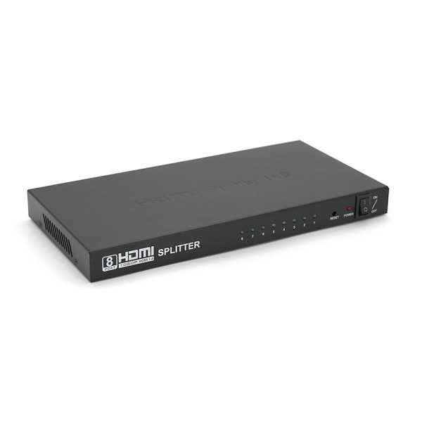 Активный HDMI сплиттер 1⇒8, 1080p, для видеонаблюдения и презентаций, передача сигнала на 8 устройств, компактный, поддержка 4K Активный HDMI сплиттер 1⇒8, 1080p, для видеонаблюдения и презентаций, передача сигнала на 8 устройств, компактный, поддержка 4K
