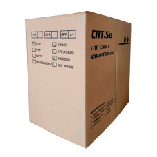 Кабель КПВ 4х2х0, 50 (UTP-cat.5E), UPLINK(CU), ізоляція ПВХ, для внутрішніх робіт, 305м, Box Кабель КПВ 4х2х0, 50 (UTP-cat.5E), UPLINK(CU), ізоляція ПВХ, для внутрішніх робіт, 305м, Box