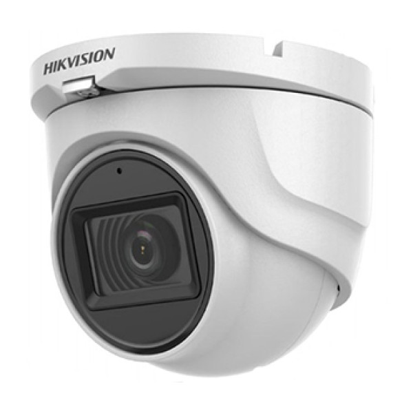 Turbo HD видеокамера 2МП DS-2CE76D0T-ITMFS 2.8мм с микрофоном для видеонаблюдения, ИК подсветка до 30м, угол обзора 106°, IP67, CVI/CVBS/AHD/TVI