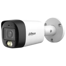 HDCVI відеокамера Dahua DH-HAC-HFW1500RLP-IL-A 5МП 2.8мм для відеоспостереження з вбудованим мікрофоном, ІЧ-підсвічуванням до 30м, IP67
