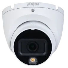 HDCVI відеокамера Dahua DH-HAC-HDW1500TLMP-IL-A 5МП (2.8мм) для відеоспостереження з вбудованим мікрофоном та ІЧ підсвічуванням до 20м, IP67, 106° кут огляду