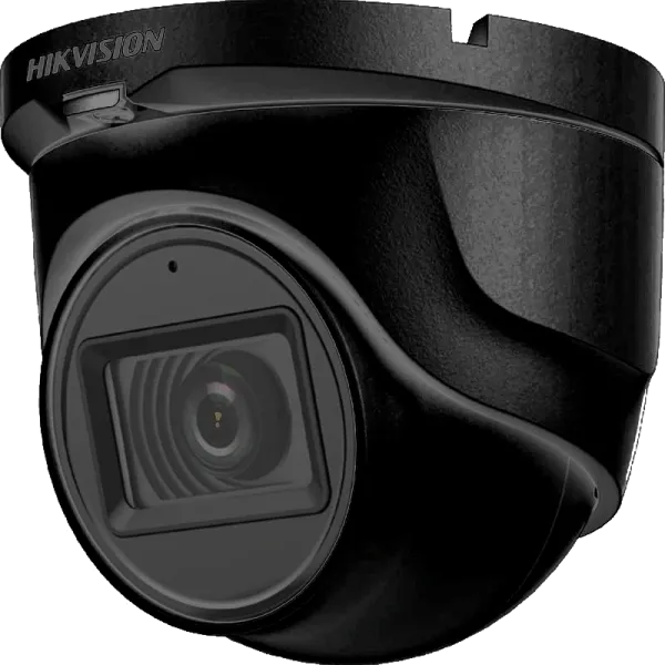 Відеокамера Turbo HD Hikvision DS-2CE76H0T-ITMFS для відеоспостереження 5МП з мікрофоном, чорна, фокус 2.8мм, ІЧ підсвічування до 30м, IP67 Відеокамера Turbo HD Hikvision DS-2CE76H0T-ITMFS для відеоспостереження 5МП з мікрофоном, чорна, фокус 2.8мм, ІЧ підсвічування до 30м, IP67