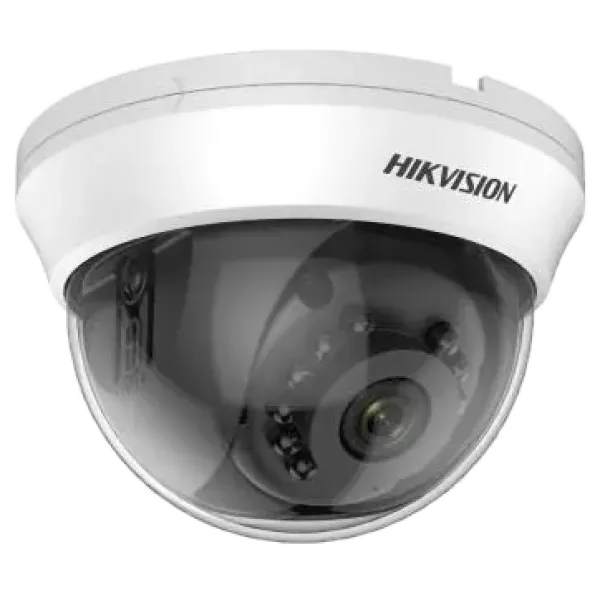 HDTVI відеокамера Hikvision DS-2CE56H0T-IRMMF 5МП (2.8мм) для відеоспостереження з ІЧ підсвічуванням до 20м, кут огляду 85°, стильний білий корпус HDTVI відеокамера Hikvision DS-2CE56H0T-IRMMF 5МП (2.8мм) для відеоспостереження з ІЧ підсвічуванням до 20м, кут огляду 85°, стильний білий корпус