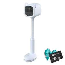 Комплект радионяня с камерой Ezviz CS-BM1BE и картой памяти CS-CMT-CARDT32G-D для наблюдения за малышом в уютном и безопасном формате
