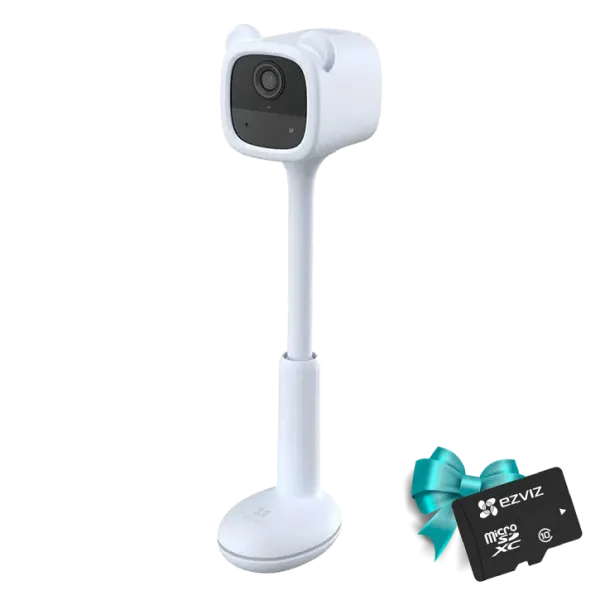 Камера Ezviz CS-BM1BE для нагляду за дітьми + карта пам'яті CS-CMT-CARDT32G-D для збереження спогадів Камера Ezviz CS-BM1BE для нагляду за дітьми + карта пам'яті CS-CMT-CARDT32G-D для збереження спогадів