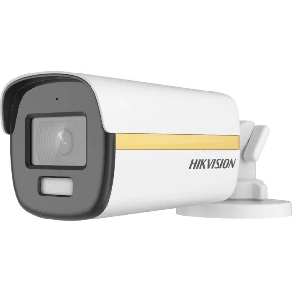 HDTVI видеокамера Hikvision DS-2CE12DF3T-FS 2МП (3.6мм) с микрофоном для видеонаблюдения, ночное видение до 40м, угол обзора 77°, корпус IP67