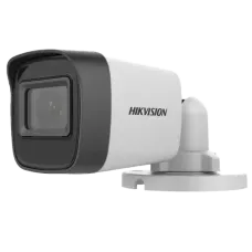 HDTVI відеокамера Hikvision DS-2CE16H0T-ITPF (C) 5МП (3.6мм) для відеоспостереження з ІЧ підсвічуванням до 25м та кутом огляду 80°, білий корпус, IP67