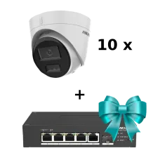 IP камера Hikvision DS-2CD1343G2-LIUF 4МП (2.8мм) з мікрофоном для відеоспостереження з ІЧ-підсвічуванням до 30м, WDR та детекцією руху