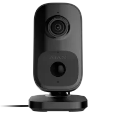 IP камера Ajax IndoorCam black для відеоспостереження з роздільною здатністю 4МП, кутом огляду 110°, аналітикою та ІЧ підсвічуванням до 8м