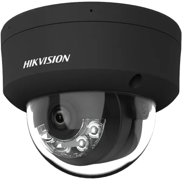 IP камера 4МП DS-2CD2143G2-LIS2U BLACK з мікрофоном для відеоспостереження, об'єктив 2.8мм, нічне бачення до 30м, аналіз тревог