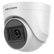 Turbo HD відеокамера 5МП DS-2CE76H0T-ITPFS (2.8мм) з мікрофоном для відеоспостереження, ІЧ підсвічування до 20м, призначена для встановлення в приміщеннях