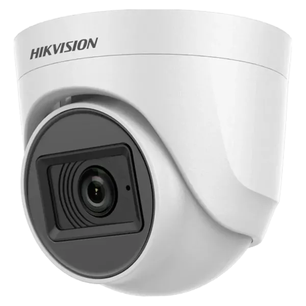 Turbo HD відеокамера 5МП DS-2CE76H0T-ITPFS (2.8мм) з мікрофоном для відеоспостереження, ІЧ підсвічування до 20м, призначена для встановлення в приміщеннях