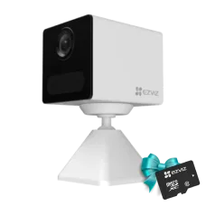 Комплект IP камера Ezviz CB2WH 2МП с картой памяти CS-CMT-CARDT32G-D для видеонаблюдения с поддержкой Wi-Fi и интеллектуального обнаружения движения