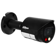 IP камера 4МП Dahua DH-IPC-HFW2449S-S-IL-BE з мікрофоном для відеоспостереження, кут огляду 95°, ІЧ нічне бачення до 30м, аналітика руху, IP67