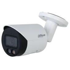 IP камера Dahua DH-IPC-HFW2449S-S-IL 4МП з мікрофоном для відеоспостереження, 3.6мм, 20 кс, підтримка H.265, IR до 30м, аналітика, IP67, біла