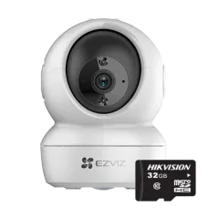 Комплект камера + карта пам'яті Ezviz H6c + Hikvision HS-TF-L2/32G