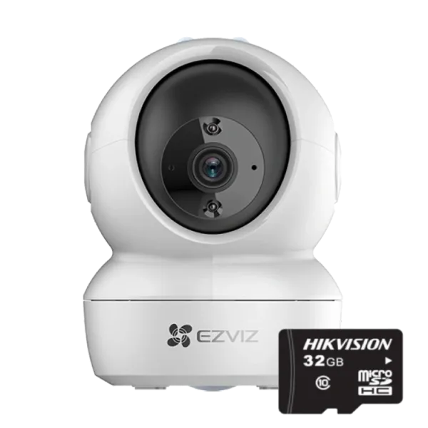 Комплект камера + карта пам'яті Ezviz H6c + Hikvision HS-TF-L2/32G Комплект камера + карта пам'яті Ezviz H6c + Hikvision HS-TF-L2/32G