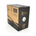Кабель КВПЕ FTP-cat.6 (4 * 2 * 0.56), Ritar, (CU), для внутр. робіт, 305м, White, Corton BOX, Q2 Кабель КВПЕ FTP-cat.6 (4 * 2 * 0.56), Ritar, (CU), для внутр. робіт, 305м, White, Corton BOX, Q2