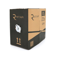 Кабель КВПЕ FTP-cat.6 (4 * 2 * 0.56), Ritar, (CU), для внутр. работ, 305м, Белый, Corton BOX, Q2