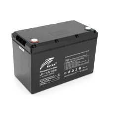 Акумуляторная батарея LiFePO4 12,8V 100Ah 1280Wh BMS100@4S для энергетических систем и электротранспорта, высокая производительность, безопасность, долгий срок службы