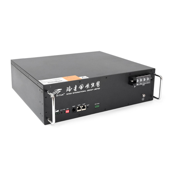 Акумуляторна батарея LiFePO4 51.2V 50Ah 2560Wh BMS25A@16S для стійки з захистом та паралельною роботою до 15 пристроїв