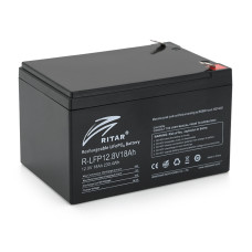 Акумуляторна батарея LiFePO4 12,8V 18Ah для енергозберігаючих систем з BMS, 4500 циклів, компактні розміри 150 x 98 x 95 мм