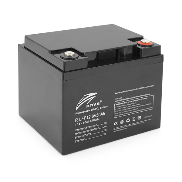 Акумуляторна батарея LiFePO4 12,8V 50Ah 640Wh для сонячних електростанцій з Bluetooth BMS25@4S, 198х166х169 мм, 6.5kg Акумуляторна батарея LiFePO4 12,8V 50Ah 640Wh для сонячних електростанцій з Bluetooth BMS25@4S, 198х166х169 мм, 6.5kg