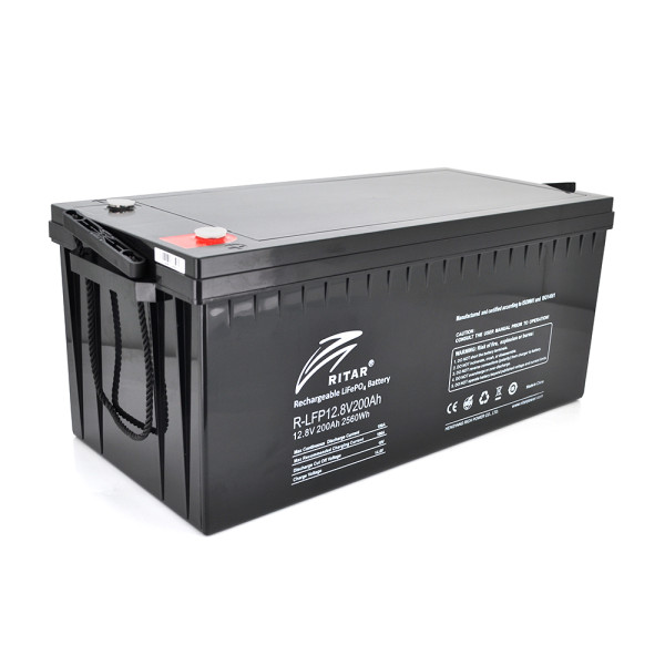 Акумуляторна батарея LiFePO4 12,8V 200Ah 2560Wh для енергосистем з BMS100@4S, глибокий розряд, велика ємність, висока надійність, термін служби до 4500 циклів Акумуляторна батарея LiFePO4 12,8V 200Ah 2560Wh для енергосистем з BMS100@4S, глибокий розряд, велика ємність, висока надійність, термін служби до 4500 циклів