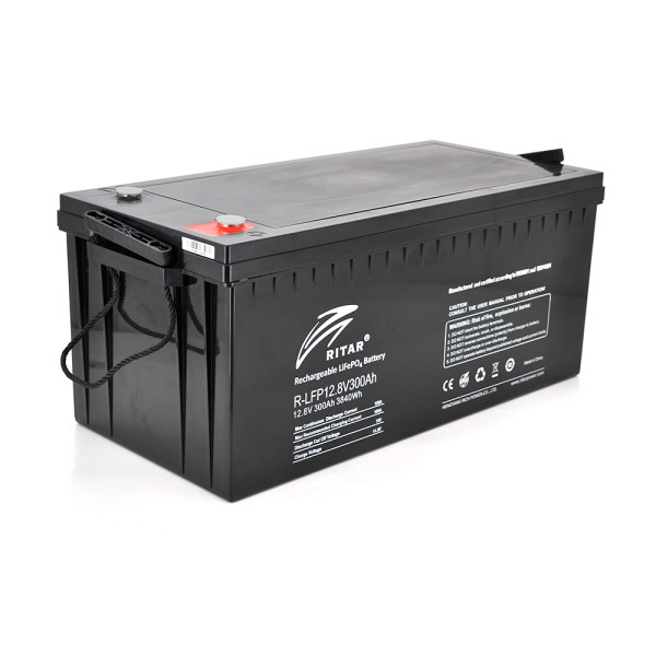 Акумуляторна батарея LiFePO4 12,8V 300Ah 3840Wh BMS100@4S для енергозберігаючих систем з захистом та тривалим терміном експлуатації 4500 циклів Акумуляторна батарея LiFePO4 12,8V 300Ah 3840Wh BMS100@4S для енергозберігаючих систем з захистом та тривалим терміном експлуатації 4500 циклів