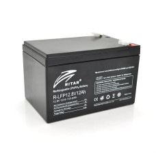 Акумуляторна батарея LiFePO4 12,8V 12Ah для енергозберігаючих систем з вбудованим BMS, максимальний заряд 6A, компактні габарити 150x98x95 мм, 4500 циклів розряду