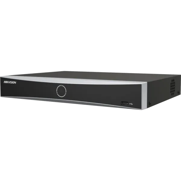 Відеореєстратор Hikvision DS-7604NXI-K1/4P(B) 4-канальний PoE 1U K AcuSense 4K