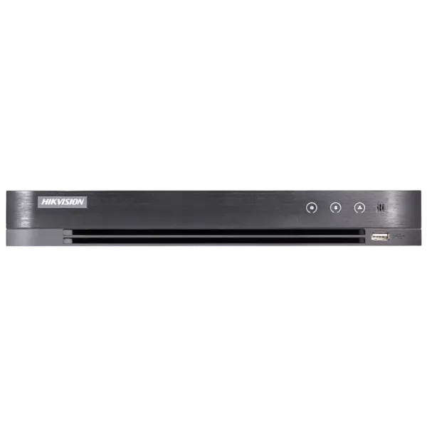 Відеореєстратор TURBO HD DS-7204HQHI-K1/P(B) для відеоспостереження H.265 4 BNC-порти 6 IP-каналів до 4 MP 10 ТБ максимум аналітика VCA Відеореєстратор TURBO HD DS-7204HQHI-K1/P(B) для відеоспостереження H.265 4 BNC-порти 6 IP-каналів до 4 MP 10 ТБ максимум аналітика VCA