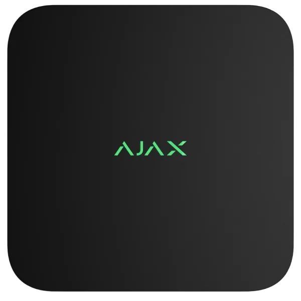 Відеореєстратор 16-канальний Ajax NVR DC black для відеоспостереження 4K з підтримкою IP-камер, виявленням руху та керуванням через застосунок Відеореєстратор 16-канальний Ajax NVR DC black для відеоспостереження 4K з підтримкою IP-камер, виявленням руху та керуванням через застосунок