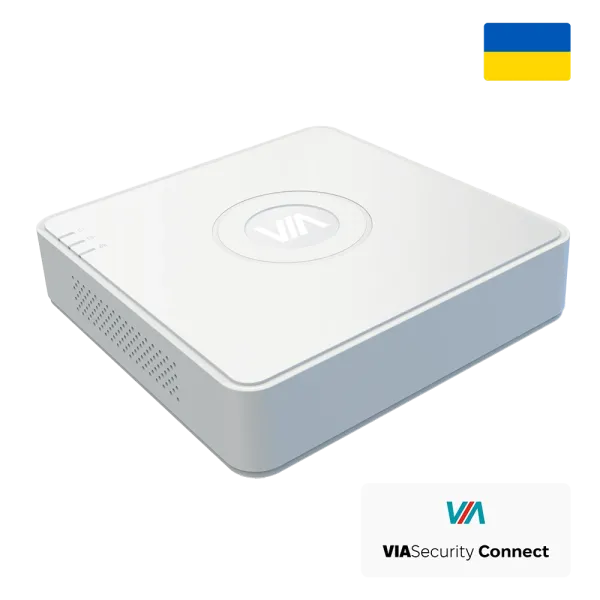 Видеорегистратор 4-канальный VIA-NVR04V1Q для видеонаблюдения, поддержка H264/H265, декодирование до 4 каналов 1080p, умный поиск, максимальный входящий поток 40 Мбит/с, HDD до 6Тб Видеорегистратор 4-канальный VIA-NVR04V1Q для видеонаблюдения, поддержка H264/H265, декодирование до 4 каналов 1080p, умный поиск, максимальный входящий поток 40 Мбит/с, HDD до 6Тб