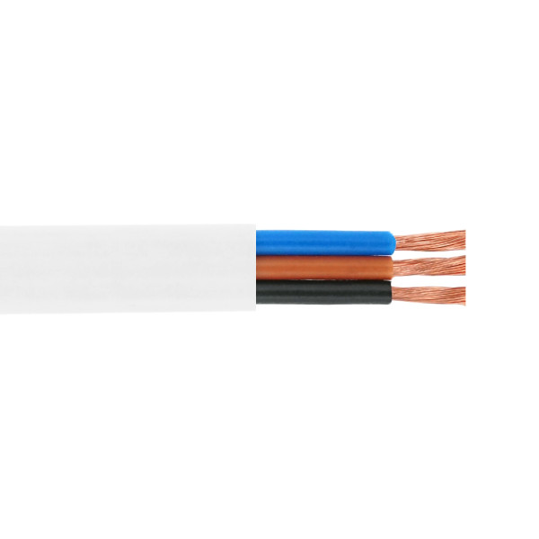 Кабель Одескабель 03VVH2-F 3G2,5 білий, бухта 100м