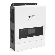 Гібридний інвертор RITAR XLS-1200, 1000W/1200VA, 12V, струм заряду 10-20-40A, INV135-265V (UPS180-265V), MPPT (40А, 17-100 Vdc4), 3. Гібридний інвертор RITAR XLS-1200, 1000W/1200VA, 12V, струм заряду 10-20-40A, INV135-265V (UPS180-265V), MPPT (40А, 17-100 Vdc4), 3.
