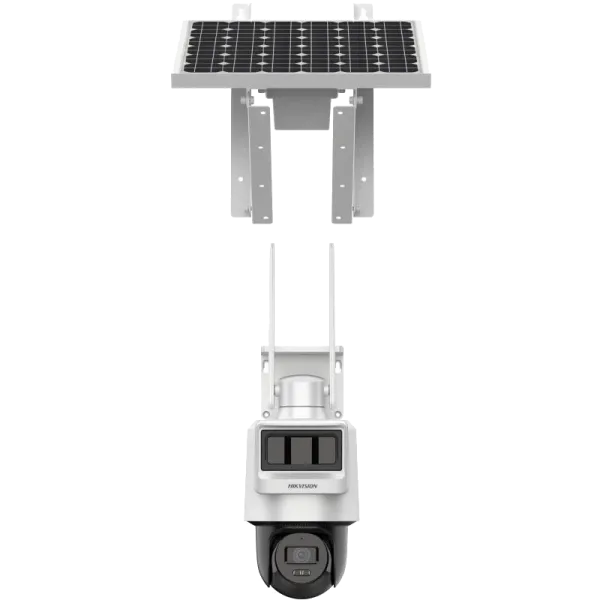 Відеокамера Hikvision DS-2DE2C400IWG-K/4G/C05S10 4МП (2.8мм) 4G для відеоспостереження з сонячною панеллю, детекцією руху, IP66 та батареєю 50Вт·год Відеокамера Hikvision DS-2DE2C400IWG-K/4G/C05S10 4МП (2.8мм) 4G для відеоспостереження з сонячною панеллю, детекцією руху, IP66 та батареєю 50Вт·год