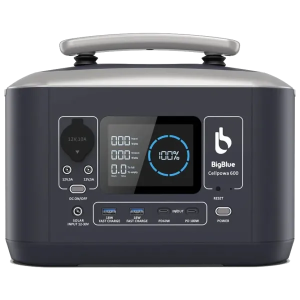 Портативне джерело живлення BigBlue CP600 600Вт 537.6 Вт•г Портативне джерело живлення BigBlue CP600 600Вт 537.6 Вт•г