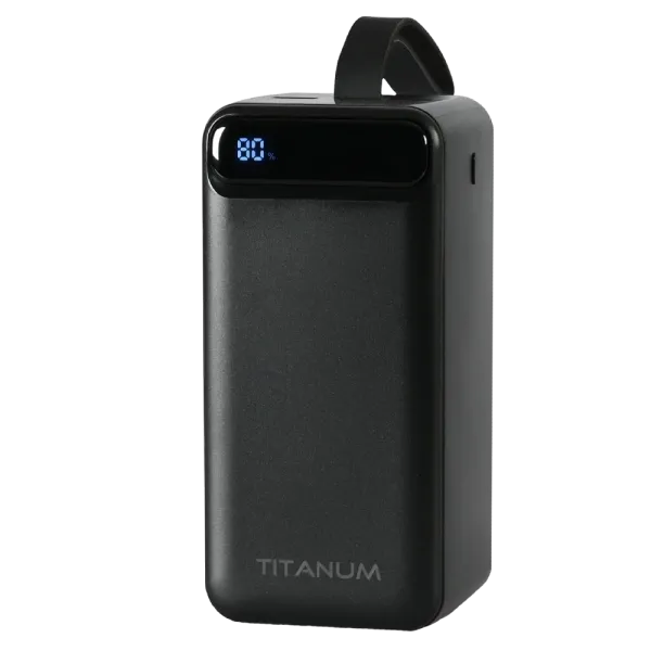 Повербанк TITANUM 741S 22.5W Black 50000mAh Повербанк TITANUM 741S 22.5W Black 50000mAh
