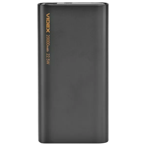 Повербанк VIDEX VPB-320 22.5W Black 20000mAh Повербанк VIDEX VPB-320 22.5W Black 20000mAh