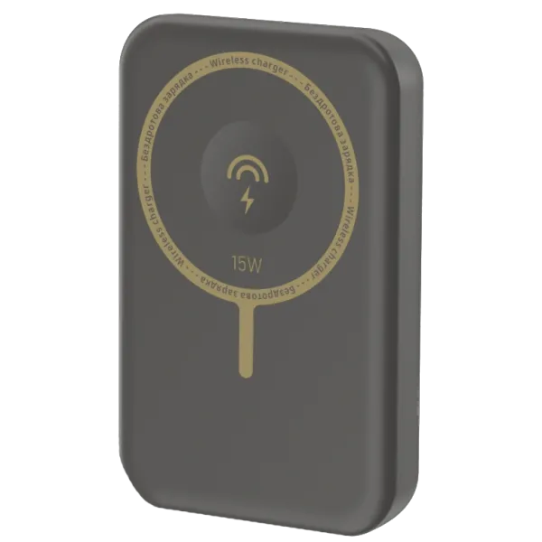 Повербанк з бездротовою зарядкою VIDEX VPB-W102 PD20W Grey 10000mAh Повербанк з бездротовою зарядкою VIDEX VPB-W102 PD20W Grey 10000mAh