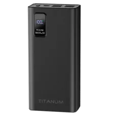 Повербанк TITANUM 728S 30000mAh 22.5W Black