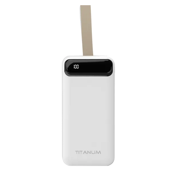Повербанк TITANUM 741 White 50000mAh Повербанк TITANUM 741 White 50000mAh