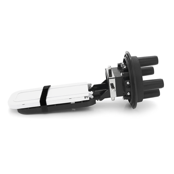 Муфта оптична Merlion ML-OP-F102H-24C, герметична, 4 введення, до 2-х касет, до 24 зварок, матеріал PP Муфта оптична Merlion ML-OP-F102H-24C, герметична, 4 введення, до 2-х касет, до 24 зварок, матеріал PP