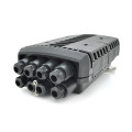 Муфта оптическая Merlion ML-OP-F108H-12C, герметичная, 3 ввода, до 2-х кассет, до 12 сварок, материал PP Муфта оптическая Merlion ML-OP-F108H-12C, герметичная, 3 ввода, до 2-х кассет, до 12 сварок, материал PP