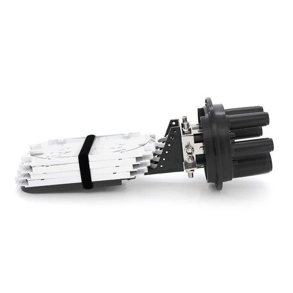 Муфта оптична Merlion ML-OP-F107H-192C, герметична, 5 вводів, до 4-х касет, до 192 зварок, матеріал PP Муфта оптична Merlion ML-OP-F107H-192C, герметична, 5 вводів, до 4-х касет, до 192 зварок, матеріал PP