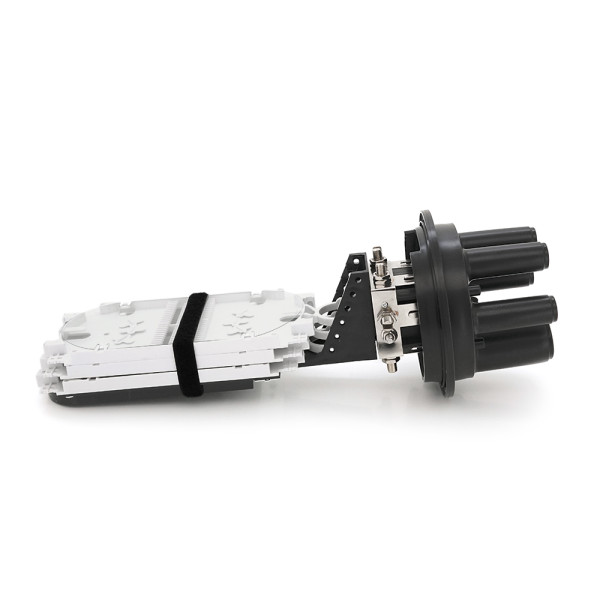 Муфта оптична Merlion ML-OP-F106H-144C, герметична, 5 вводів, до 6-ти касет, до 144 зварок, матеріал PP Муфта оптична Merlion ML-OP-F106H-144C, герметична, 5 вводів, до 6-ти касет, до 144 зварок, матеріал PP